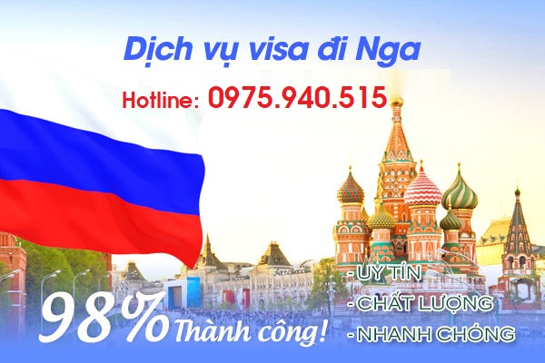 Dịch vụ làm visa Nga nhanh trọn gói