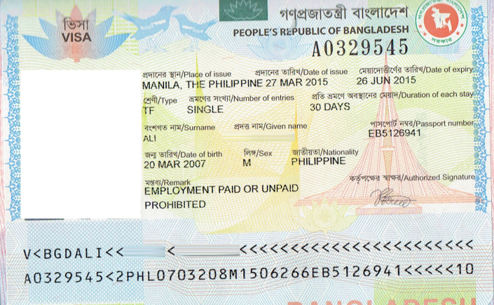 Dịch vụ làm visa Bangladesh