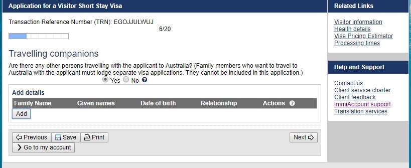 Hướng dẫn cách đăng kí visa Úc online